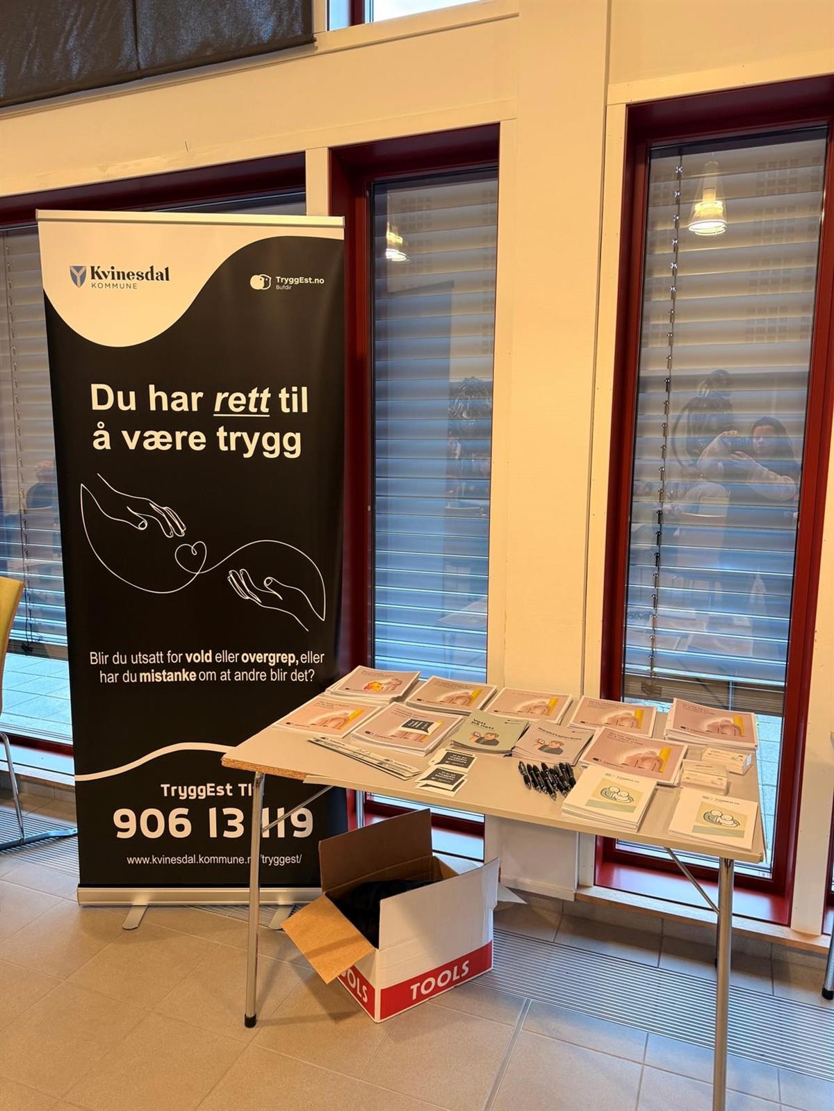 du har rett til å være trygg - TryggEst - Klikk for stort bilde