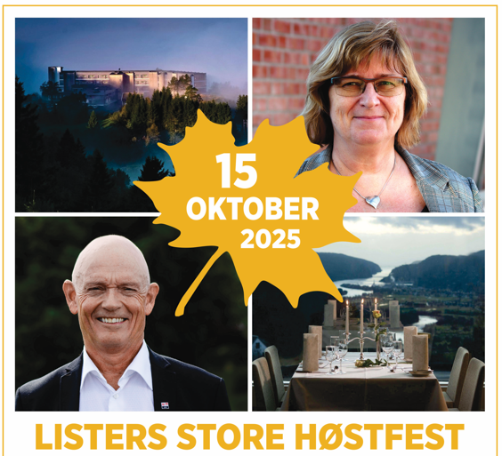 Listers store høstfest 15. oktober 2025 - Klikk for stort bilde